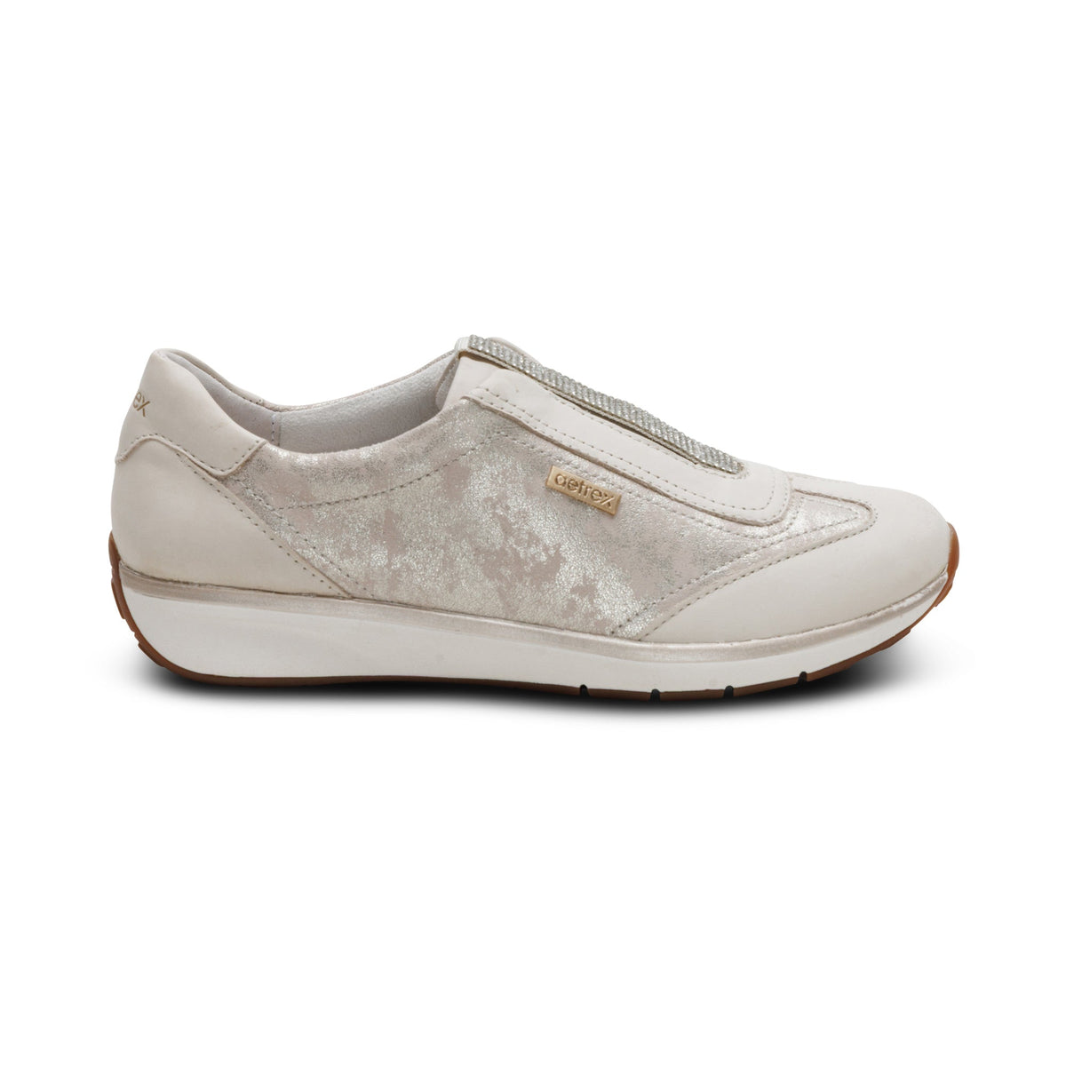 Aetrex Megan Arch Support Sneaker - Champagne
