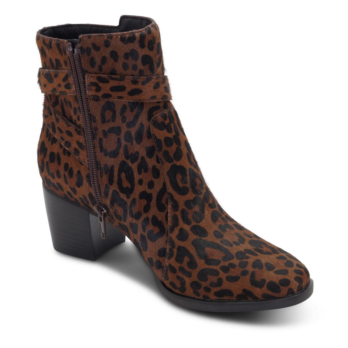 Aetrex Rebecca Heel Boot - Leopard