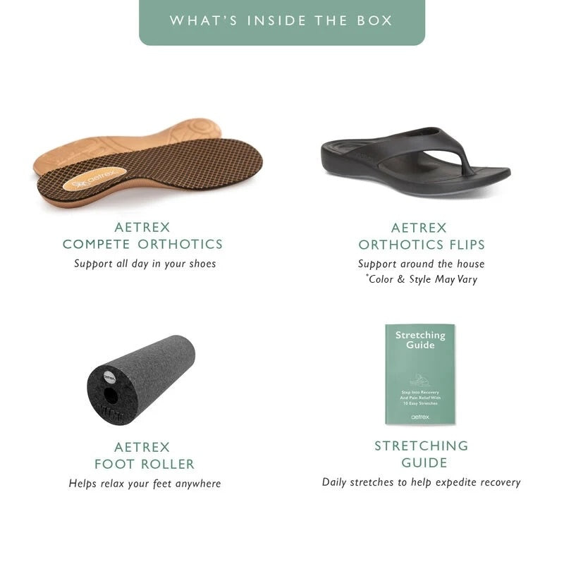 Aetrex Men's Plantar Fasciitis Kit