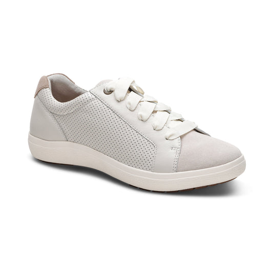 Aetrex Courtney Lace-up Sneaker - Chalk