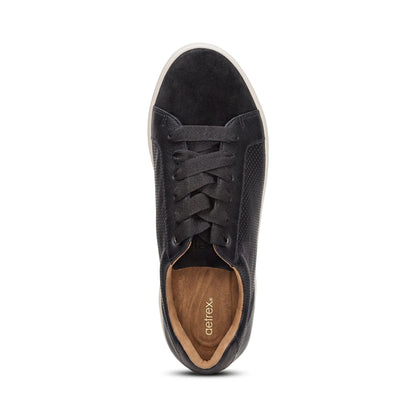 Aetrex Courtney Lace-up Sneaker - Black