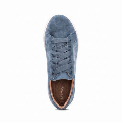 Aetrex Courtney Lace-up Sneaker - Blue