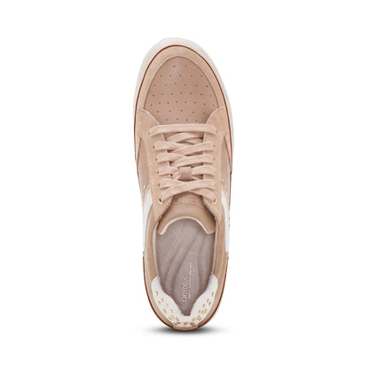 Aetrex Tess Arch Support Sneaker - Tan