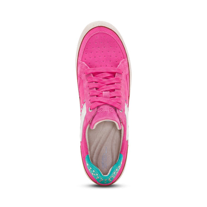 Aetrex Tess Arch Support Sneaker - Hot Pink